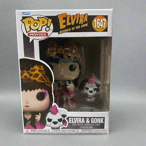 Funko POP! Horror Elvira Mistress of the Dark & Gonk #1647!