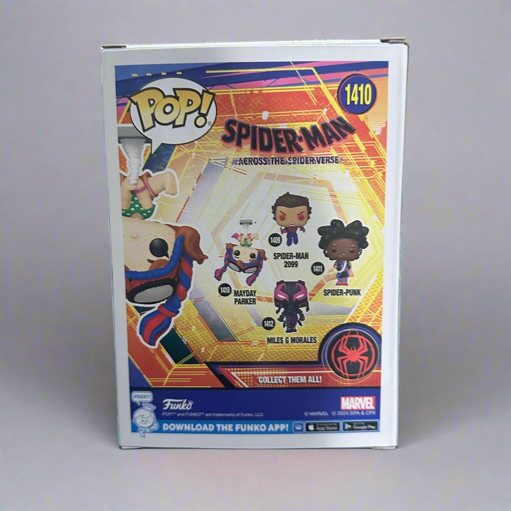 Funko POP! Marvel Spider-Man Across The Spiderverse Mayday Parker #1410!