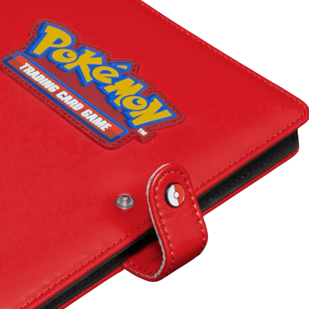 ULTRA PRO: Binder 4-Pocket Premium Red Snap Binder