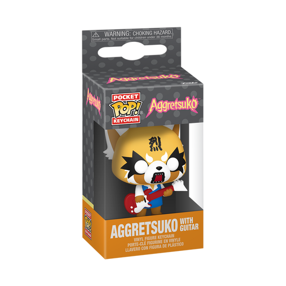 Funko Pocket Pop! Anime Aggretsuko with Guitar Keychain