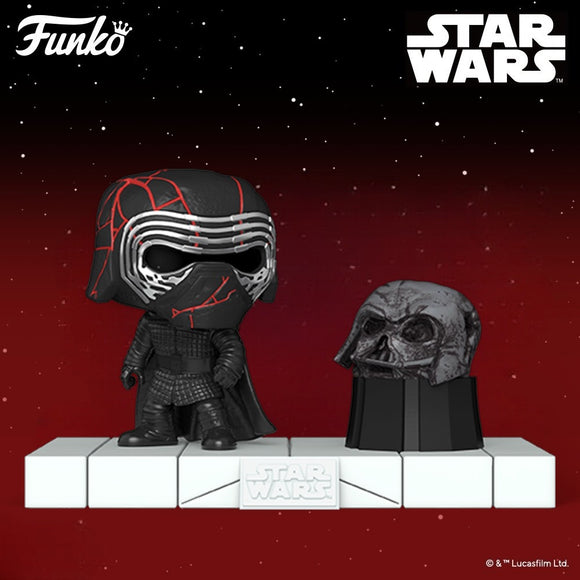 Funko Pop! Star Wars Kylo Ren with Darth Vaders Helmet #739!