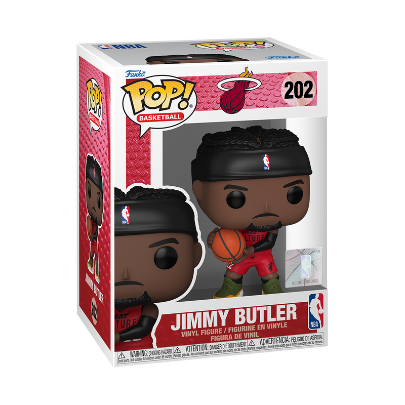 Funko POP! NBA 2024 City Edition Jimmy Butler Miami Heat Figure #202!