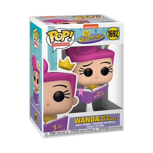 Funko POP! Nickelodeon Fairly Odd Parents Wanda With Da Rules Figure #1692!