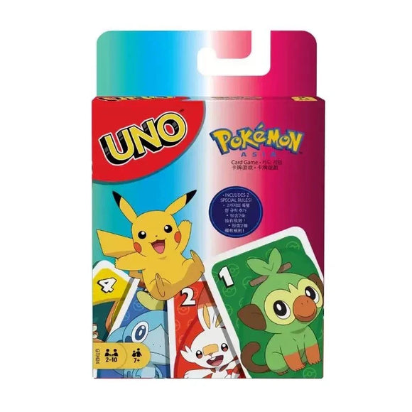 Uno Pokemon Themed Character Card Game