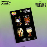 Funko Pop! Pin Villains 4 Pin Set