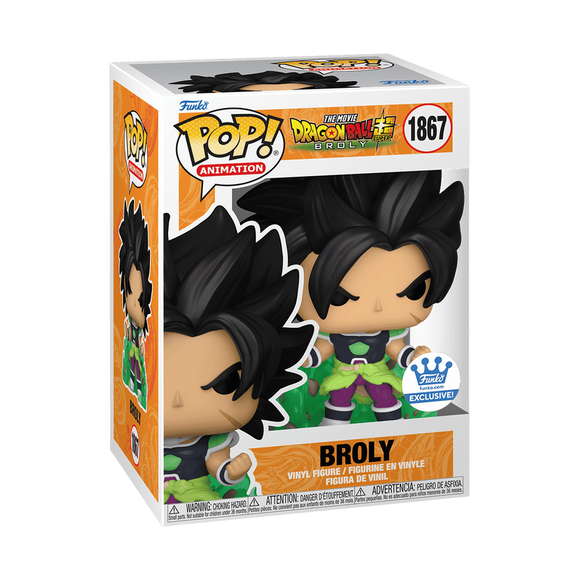 Funko POP! Anime Dragon Ball Super Enraged Broly Exclusive Figure #1867!
