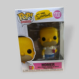 Funko POP! The Simpsons Homer with Krusty Burger Figure #1737!