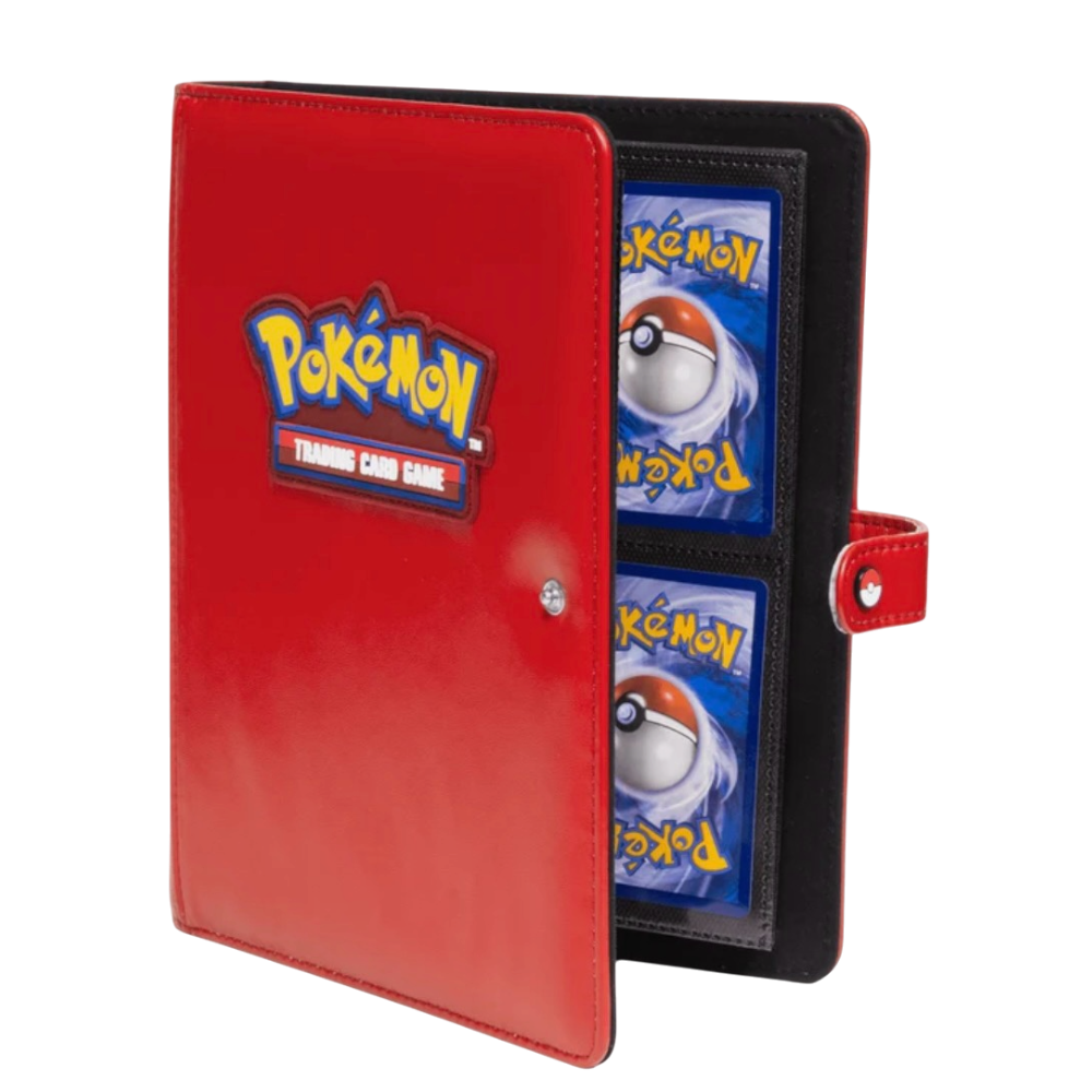 ULTRA PRO: Binder 4-Pocket Premium Red Snap Binder