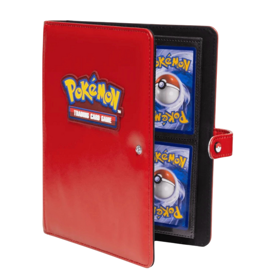 ULTRA PRO: Binder 4-Pocket Premium Red Snap Binder