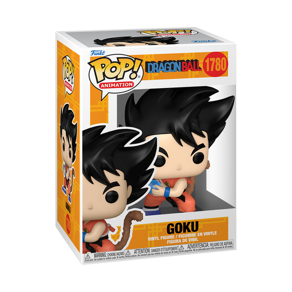 Funko POP! Anime Dragon Ball Goku with Tail & Kamehameha Figure #1780!