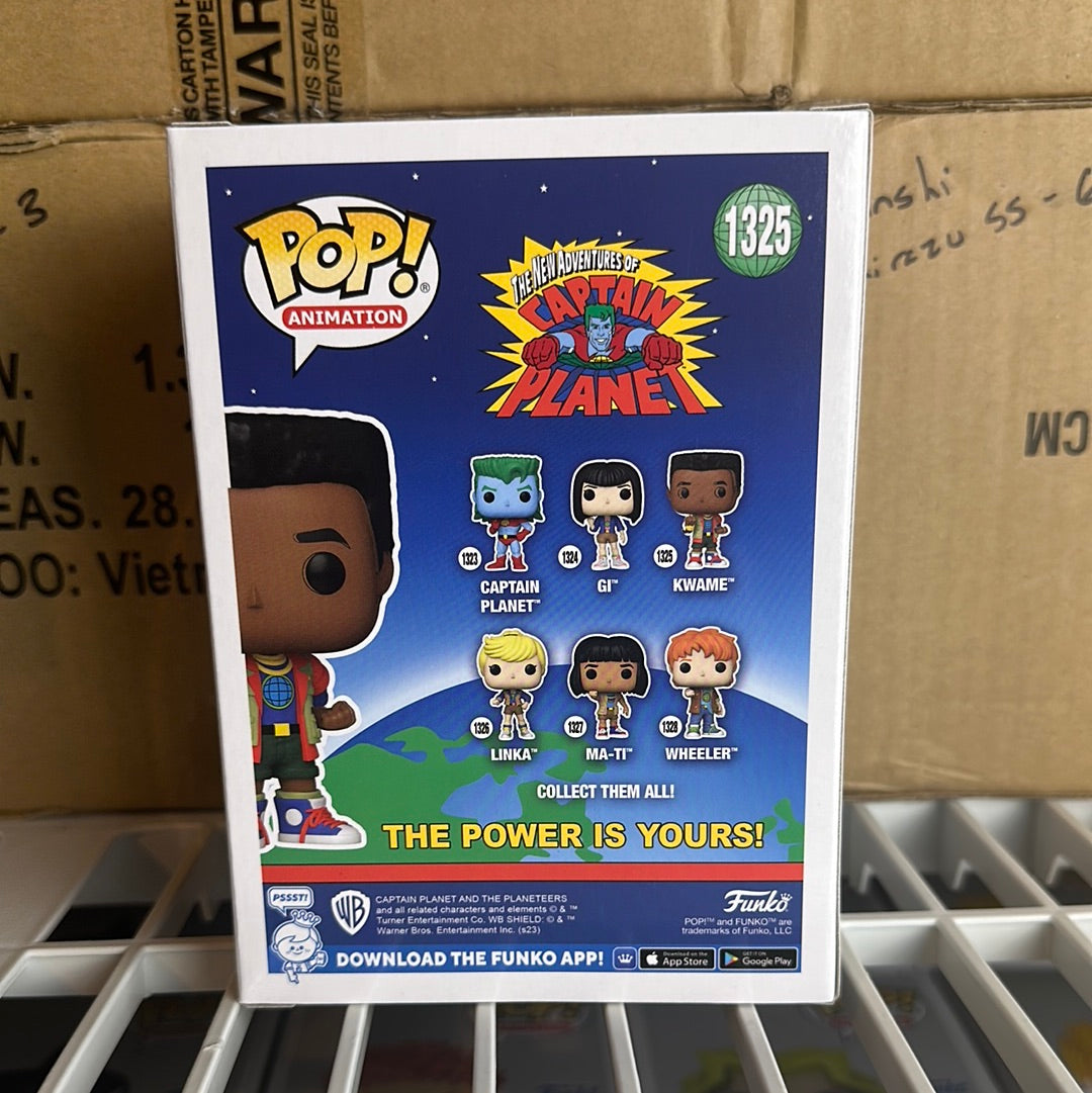 Funko POP! Captain Planet - Kwame Figure #1325!