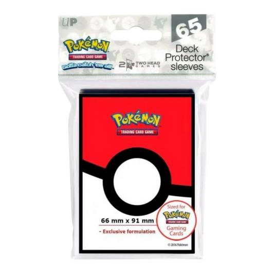 Ultra Pro Sleeves Pokemon Pokeball 65 CT