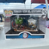 Funko POP! Anime: Demon Slayer Deluxe Tengen Uzui vs Gyutaro Figure #1753!