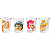 Disney Princess 1.5 oz. Glass Set of 4