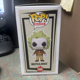 Funko POP! Horror Beetlejuice in Cardigan Michael Keaton Figure #1689!