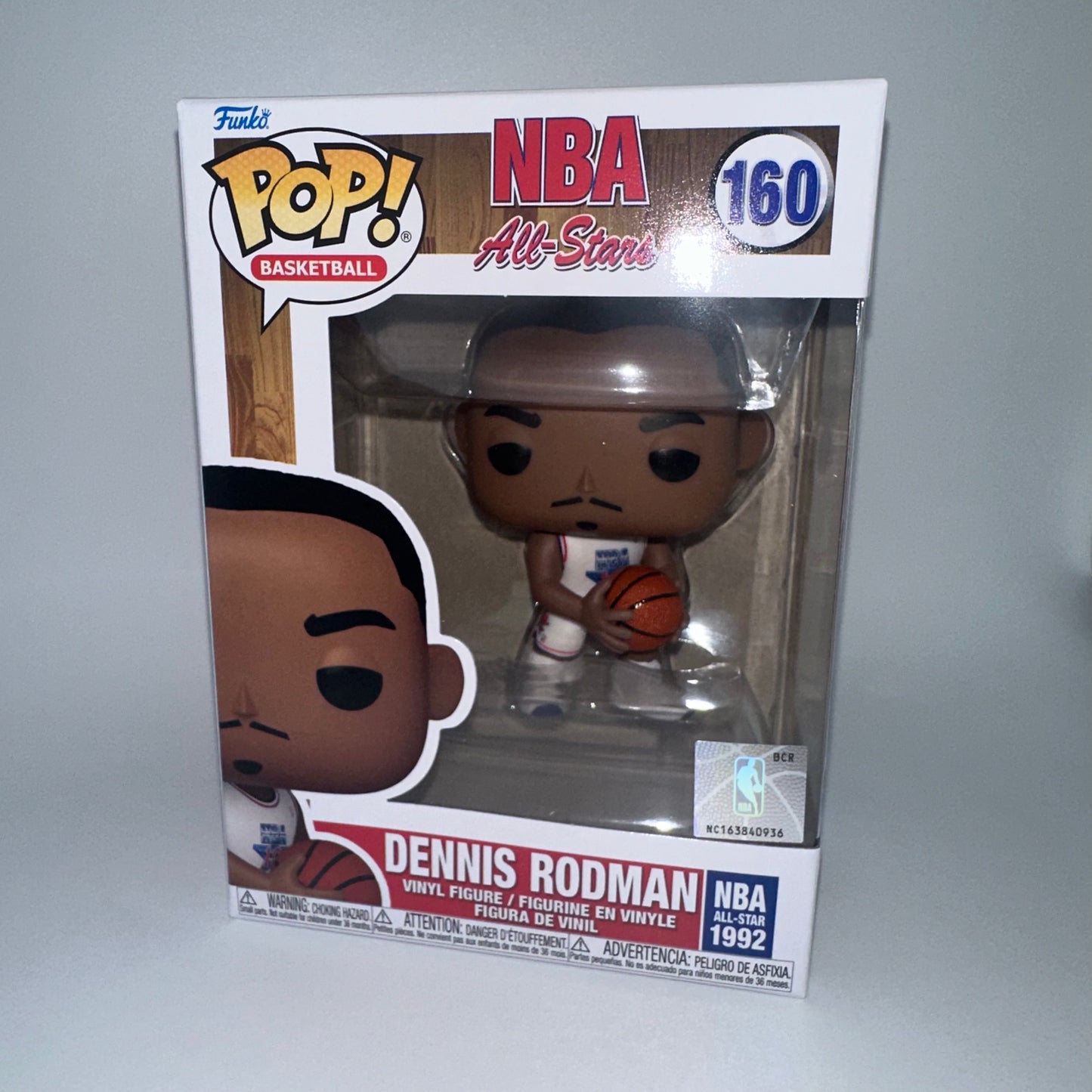 Funko POP! NBA All Stars Dennis Rodman Detroit Pistons Figure #160!