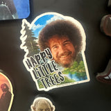 Bob Ross Happy Little Trees Funky Chunky Magnet