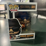 Funko Pop Rocks: Carlos Santana with Guitar Figure #409!