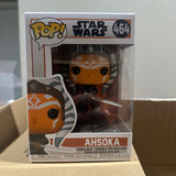 Funko POP! Star Wars The Mandalorian Ahsoka w/ Sabers Figure #464!