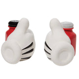 Disney Ceramics Enesco Mickey Hands Salt & Pepper Shakers
