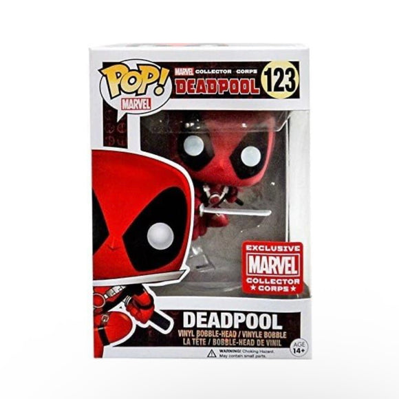 Funko POP! Marvel Deadpool Leaping Exclusive Figure #123!