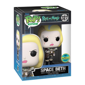 Funko POP! Rick & Morty Space Beth NFT Release LE 5000 #327!