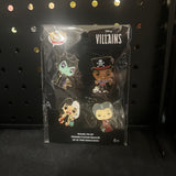 Funko Pop! Pin Villains 4 Pin Set