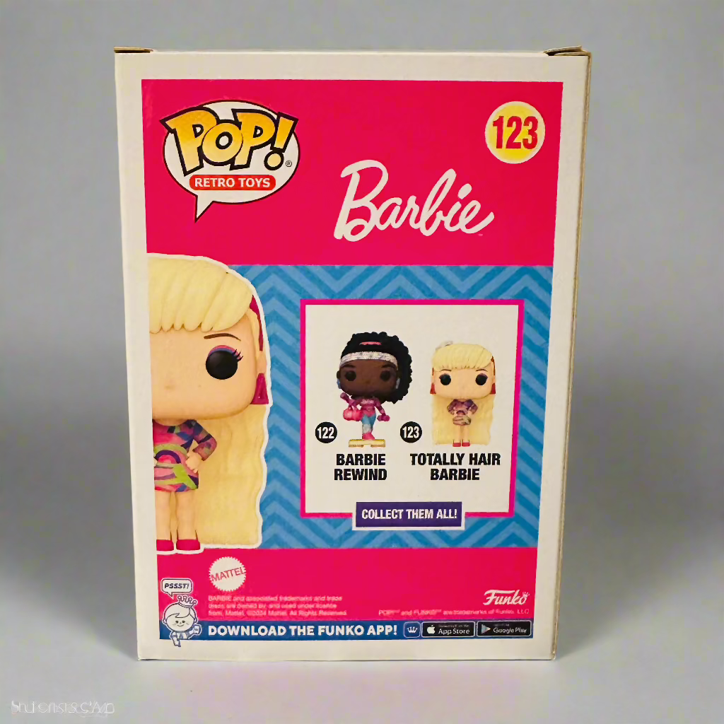 Funko POP! Retro Toys Totally Hair Barbie Figure #123!