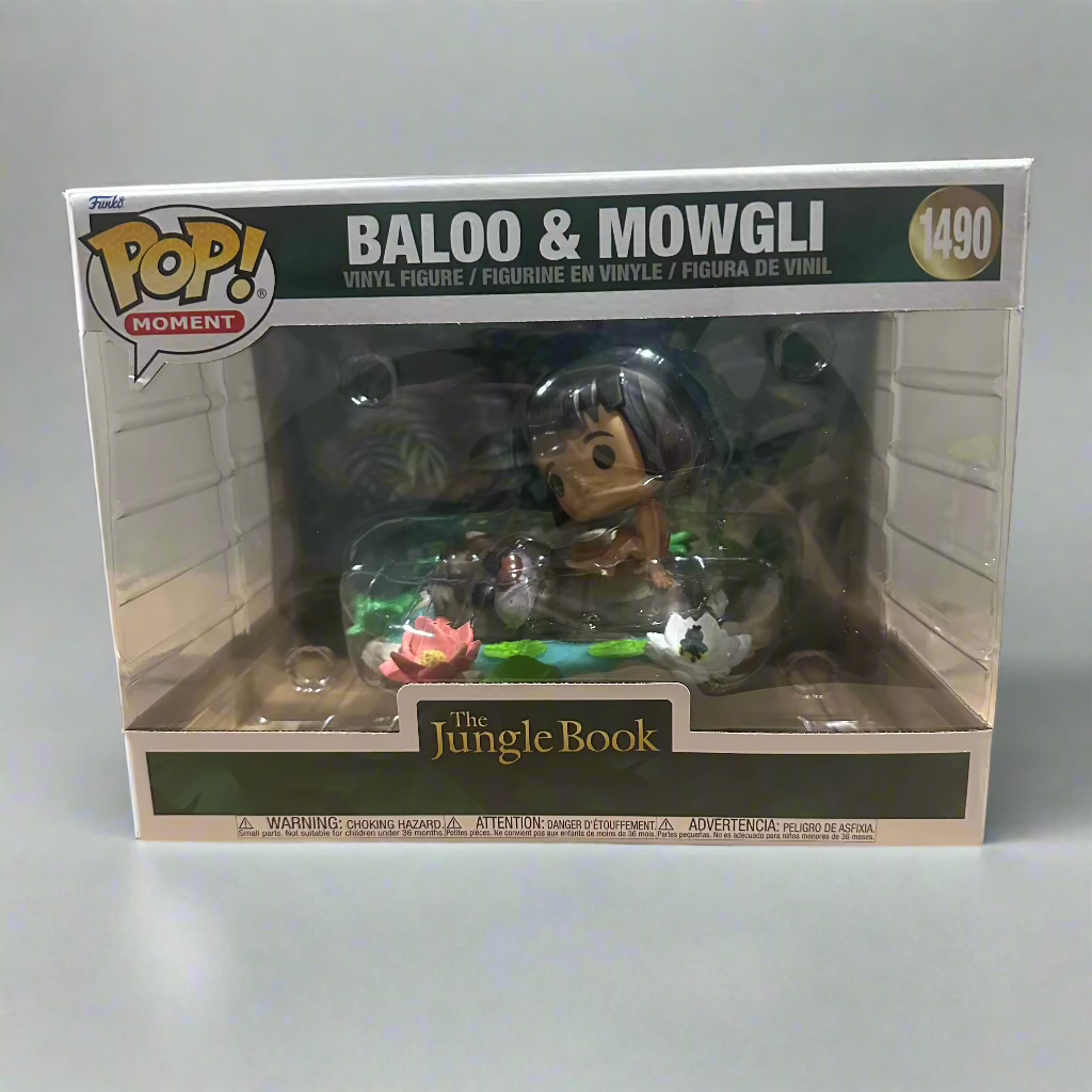 funko Baloo Mowgli ファンコ・バルー Funko POP! Disney's Jungle Book - Baloo and Mowgli Vinyl