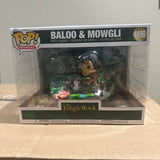 Funko Pop! Moments Disney The Jungle Book Baloo & Mowgli Deluxe Figure #1490!