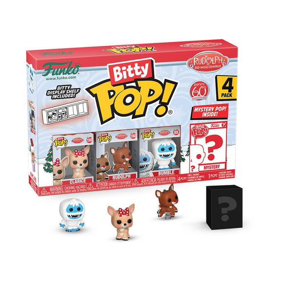 Funko Bitty Pop! Rudolph - Clarice, Rudolph, & Bumble with Mystery Pop!