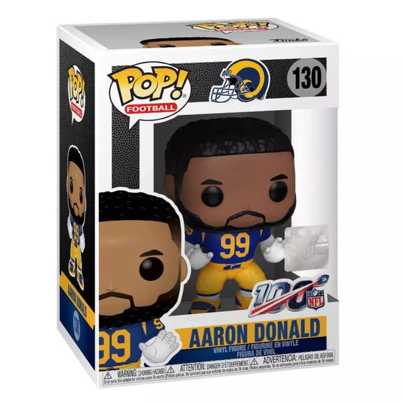 Funko POP! NFL Football Aaron Donald Los Angeles Rams Figure #130!