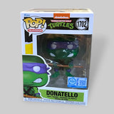 Funko POP! TMNT Donatello Translucent Green Exclusive #1702!