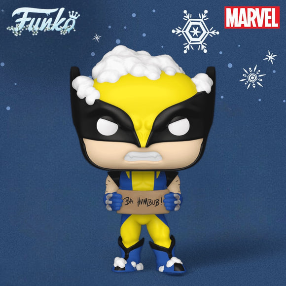 Funko Pop! Marvel Holiday Wolverine Figure #1285!