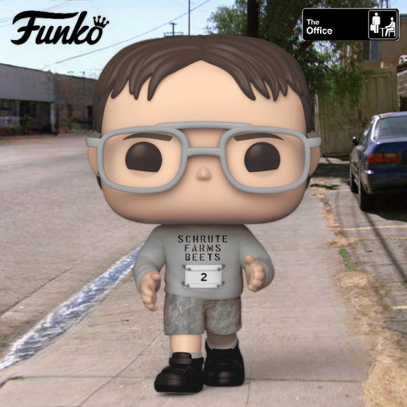 Funko POP! The Office Fun Run Dwight Figure #1394!