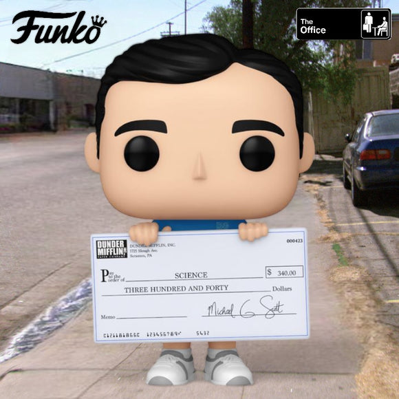 Funko POP! The Office Fun Run Michael Scott with Check Figure #1395!