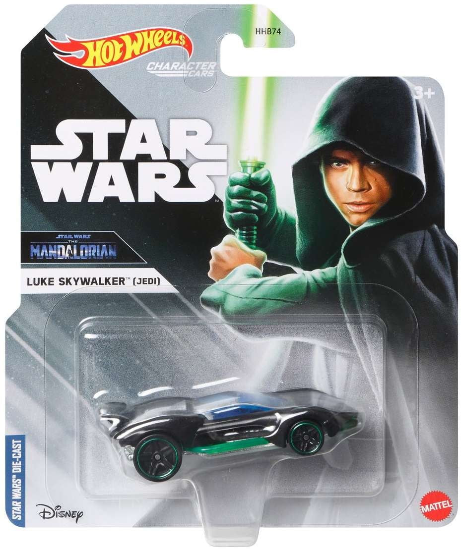 Hot Wheels Star Wars Character Cars Mandalorian Luke Skywalker Jedi