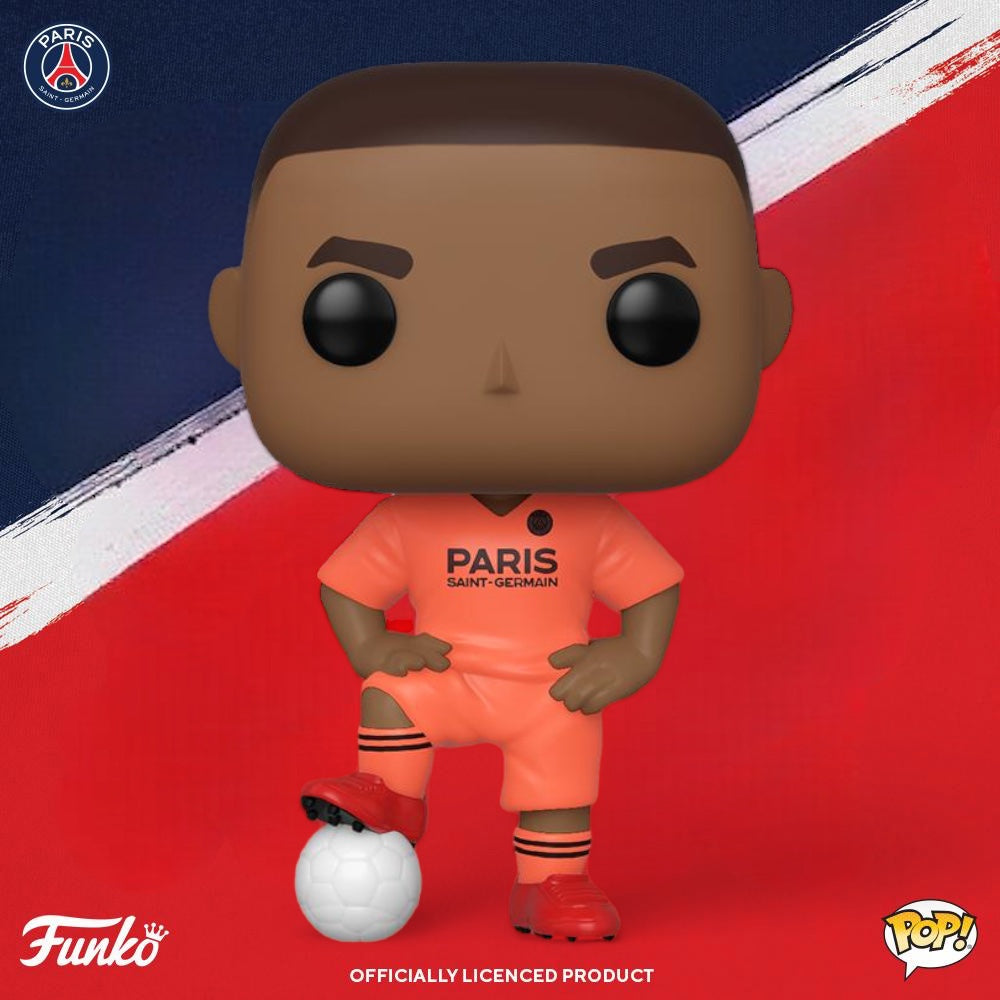 Funko POP! Soccer Kylian Mbappe PSG Paris Saint Germain Away Kit #30!
