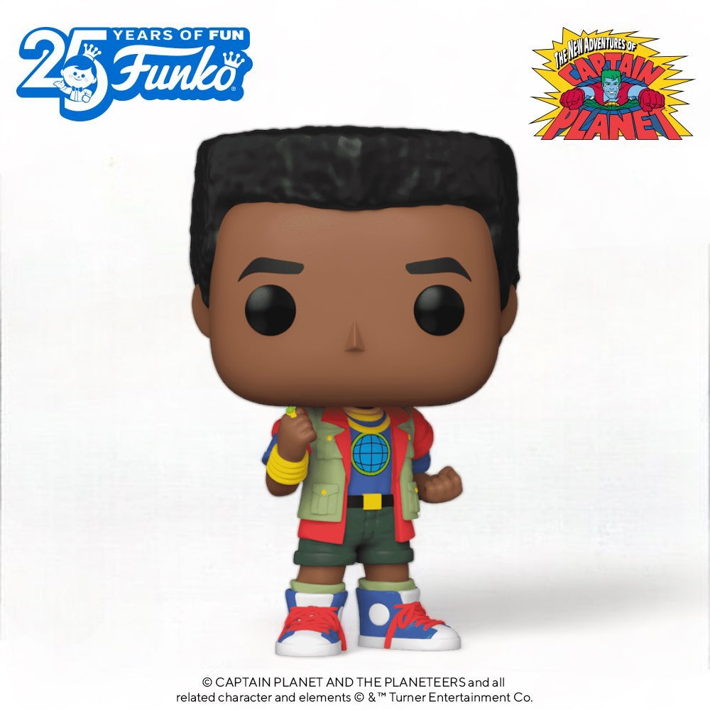 Funko POP! Captain Planet - Kwame Figure #1325!