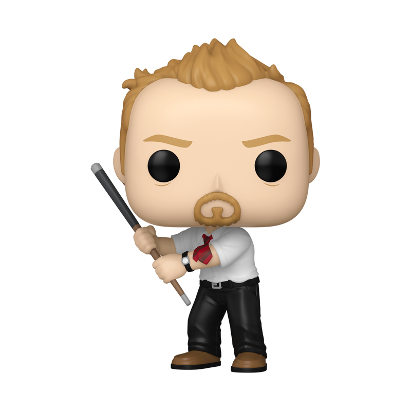 Funko POP! Horror Shaun of the Dead Shaun with Pool Cue Exclusive #1660!