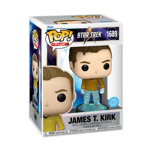 Funko POP! Star Trek James T Kirk Transporter Glitter Figure #1689!