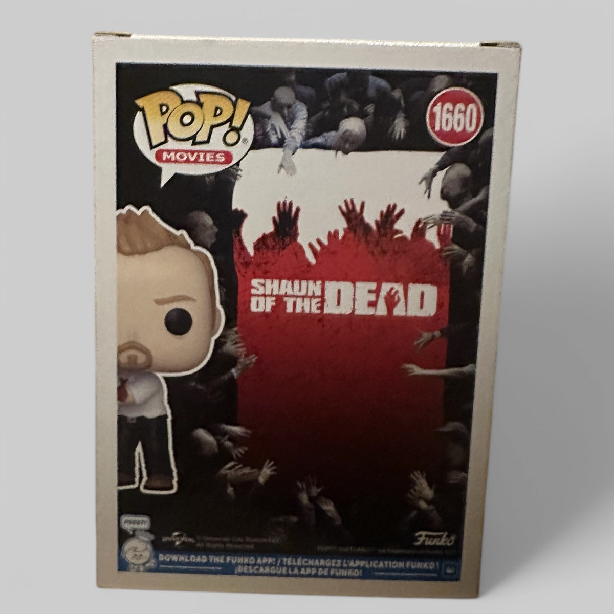Funko POP! Horror Shaun of the Dead Shaun with Pool Cue Exclusive #1660!