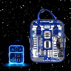 Disney Star Wars R2-D2 Droid Light Up Clear Crossbody Bag