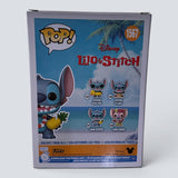 Funko POP! Disney Lilo & Stitch Flocked Luau Stitch Exclusive Figure #1567!