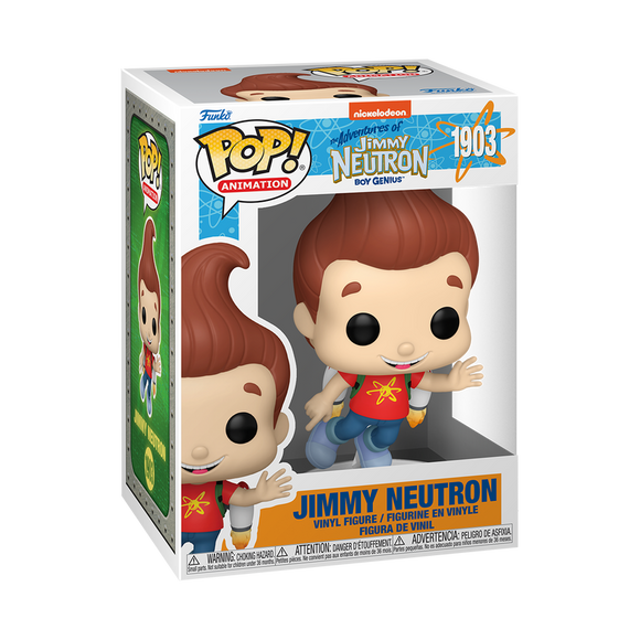 Funko POP! Nickelodeon Jimmy Neutron with Jet Pack Figure #1903!