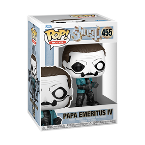 Funko Pop! Rocks Ghost Papa Emeritus IV with Blue Glitter Jacket Figure #455!