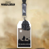 The Mandalorian & Grogu Star Wars Lanyard Keychain ID Holder With Charm