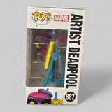 Funko POP! Marvel Artist Deadpool Blacklight Exclusive Figure #887