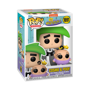 Funko POP! Nickelodeon Fairly Odd Parents Cosmo & Poof Figure #1691!