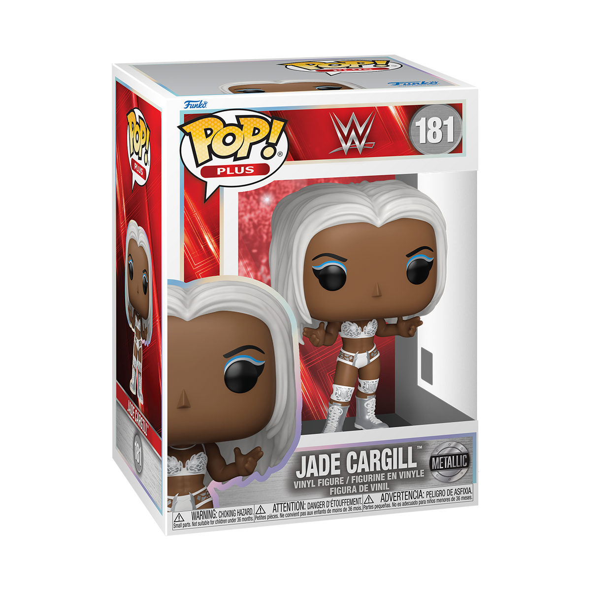 Funko Pop! Plus WWE Jade Cargill (Metallic) Figure #181!